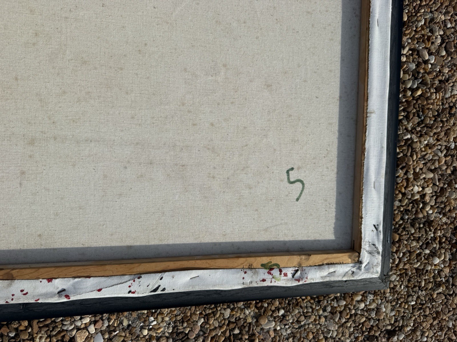 GERMAN PETER KEIL PAINTING CANVAS VINTAGE FRAME