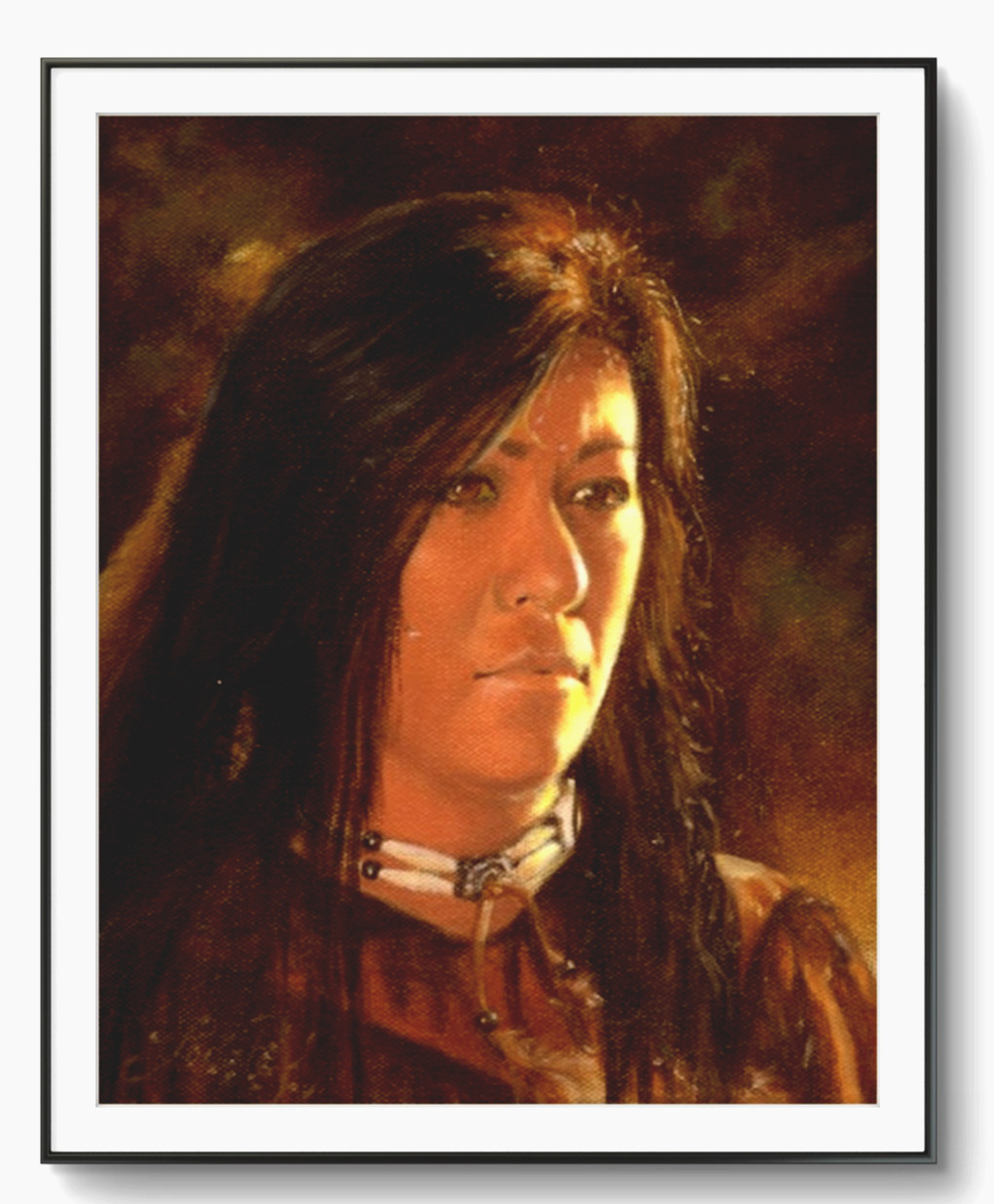 LOVELESS – «GOLDEN LIGHT» on paper 11 X 14 print reproduction with matting