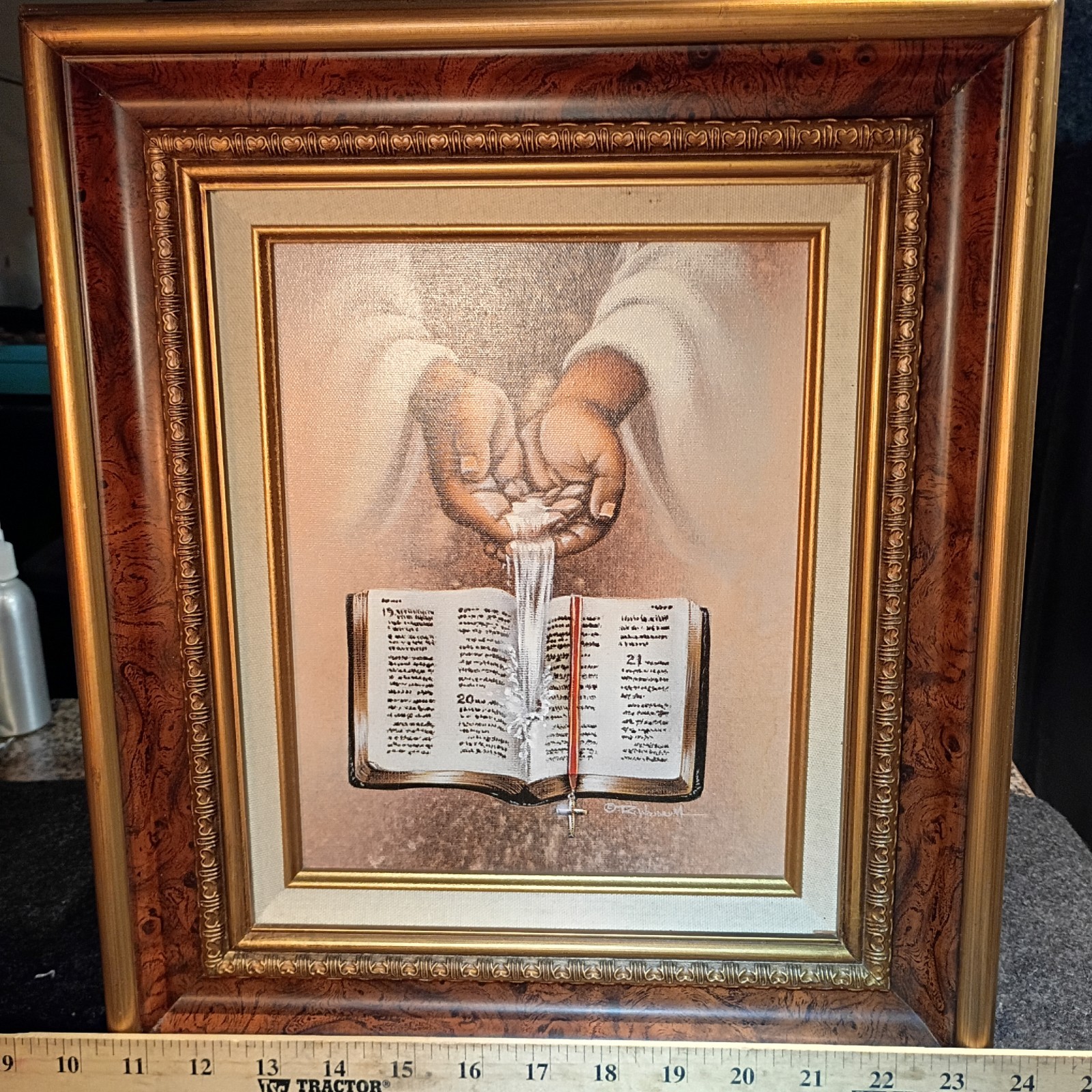 «Living Waters»— lithograph on canvas, Reproduction, framed, 2003