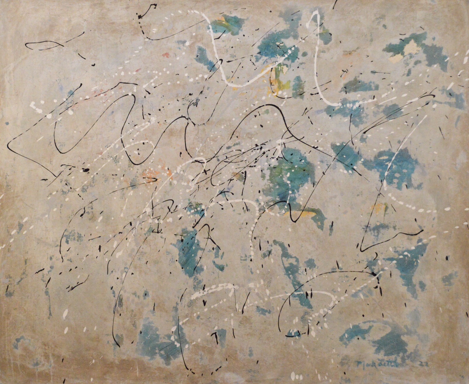 Mark Little, Original, Painting, 72” X 60” Acrylic, Abstract, POP Art, Modern XL