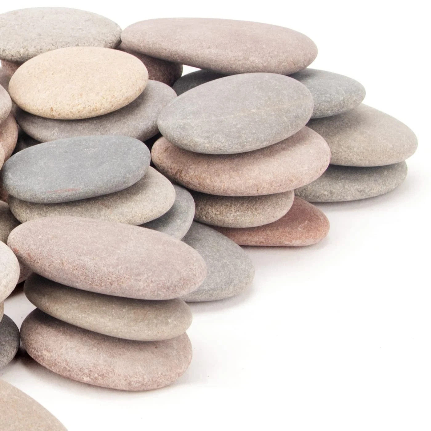 Painting Rocks,2.23″-3.68″ River Rocks,Flat Stones