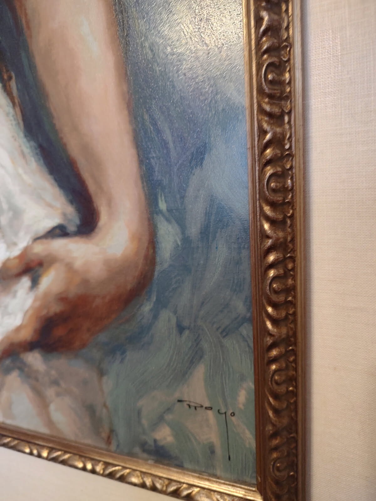 Jose Royo «Genesis» Signed & Numbered Serigraph on Panel #20/250 42 x 50″ Framed