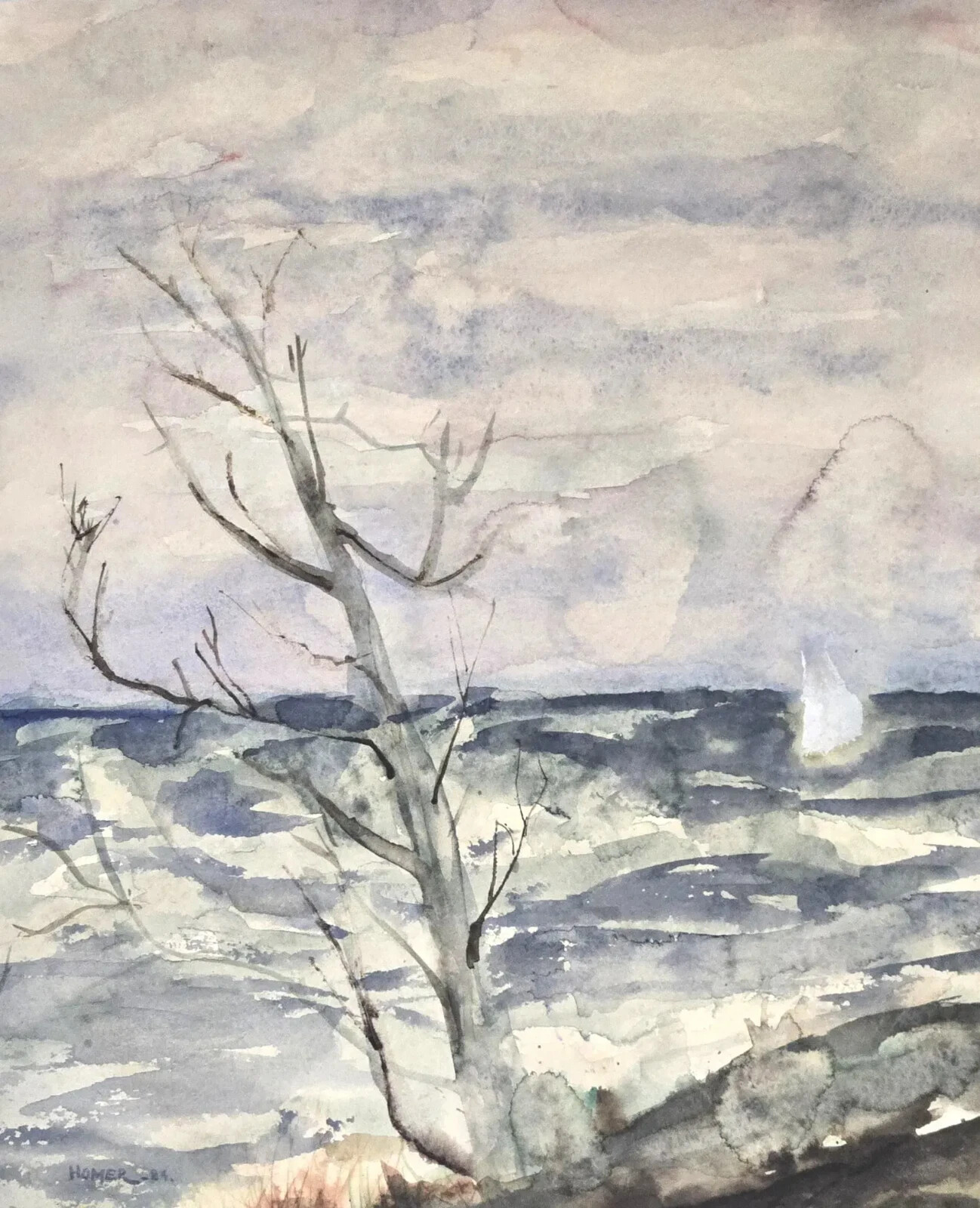 Winslow Homer, Watercolor on Paper, English Painter (1836 – 1910)