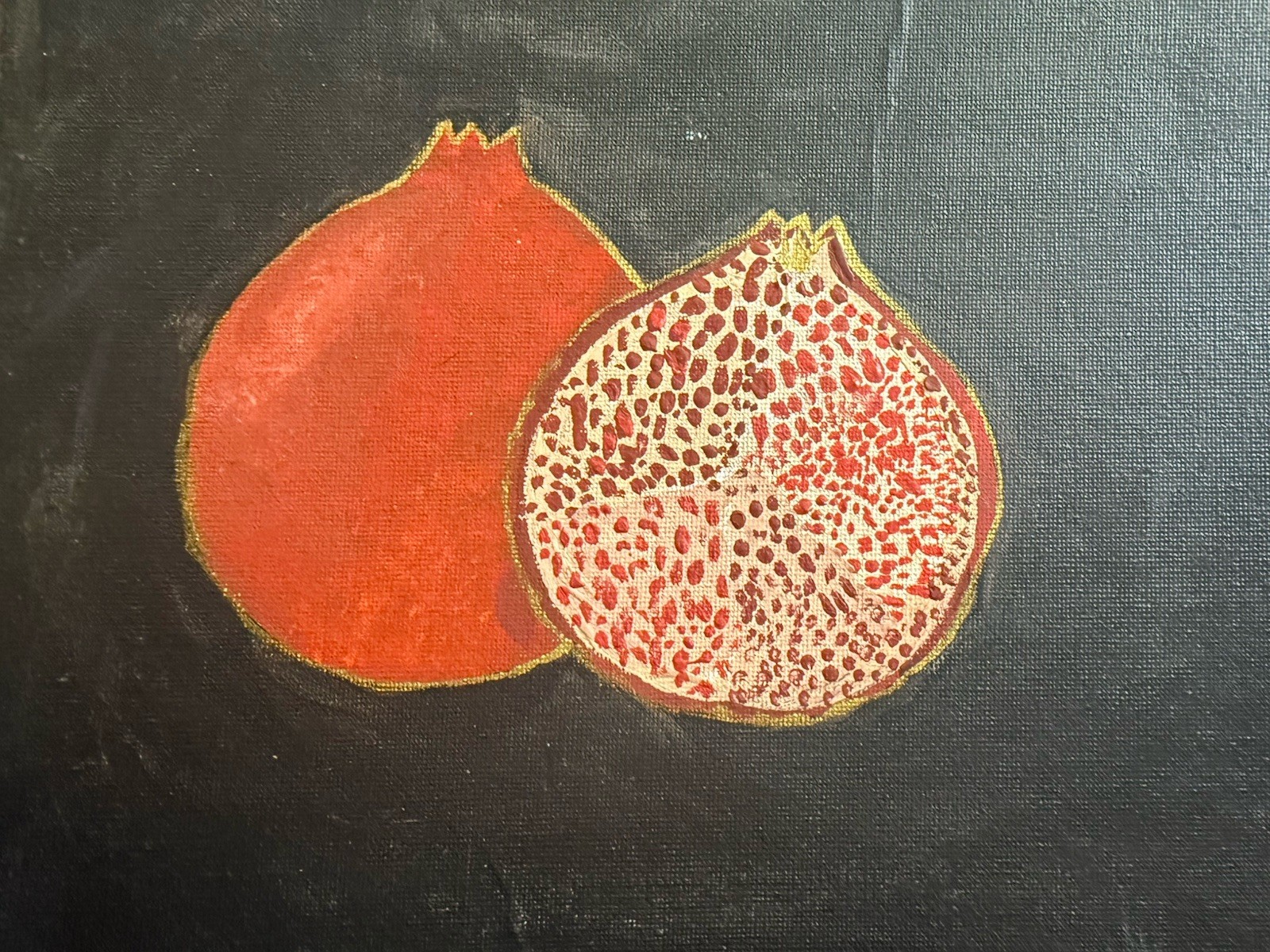 Pomegranate painting