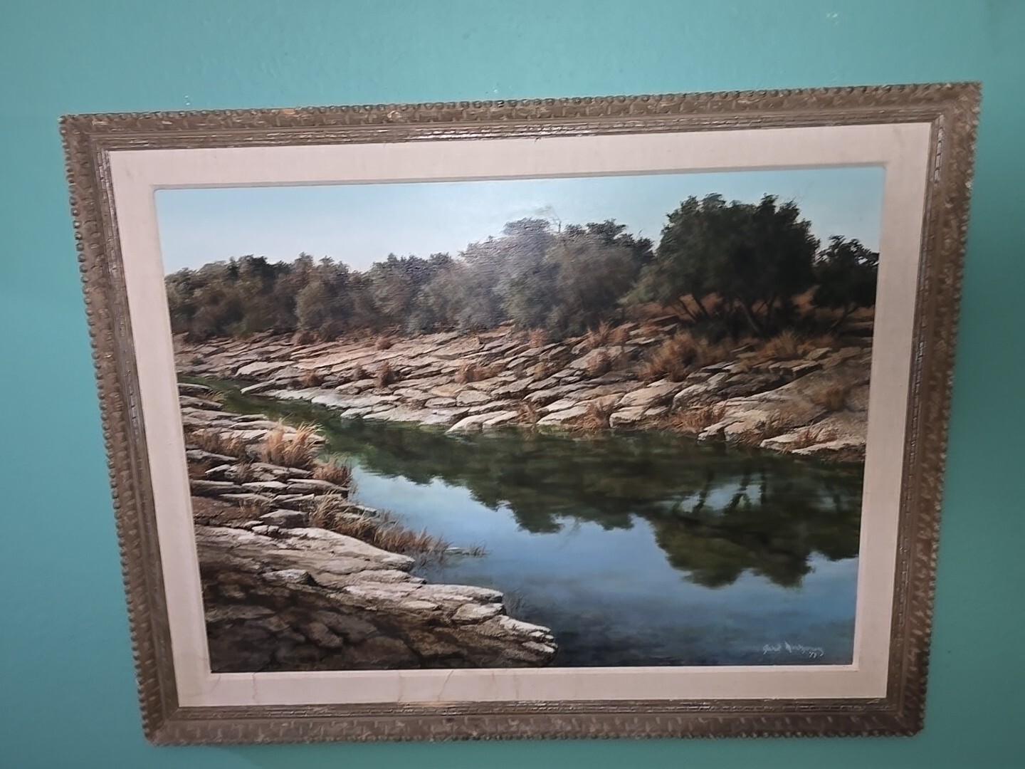 Artist Janet Montgomery (Dallas Texas, 1926-2008) Oil On Canvas Dates 1973