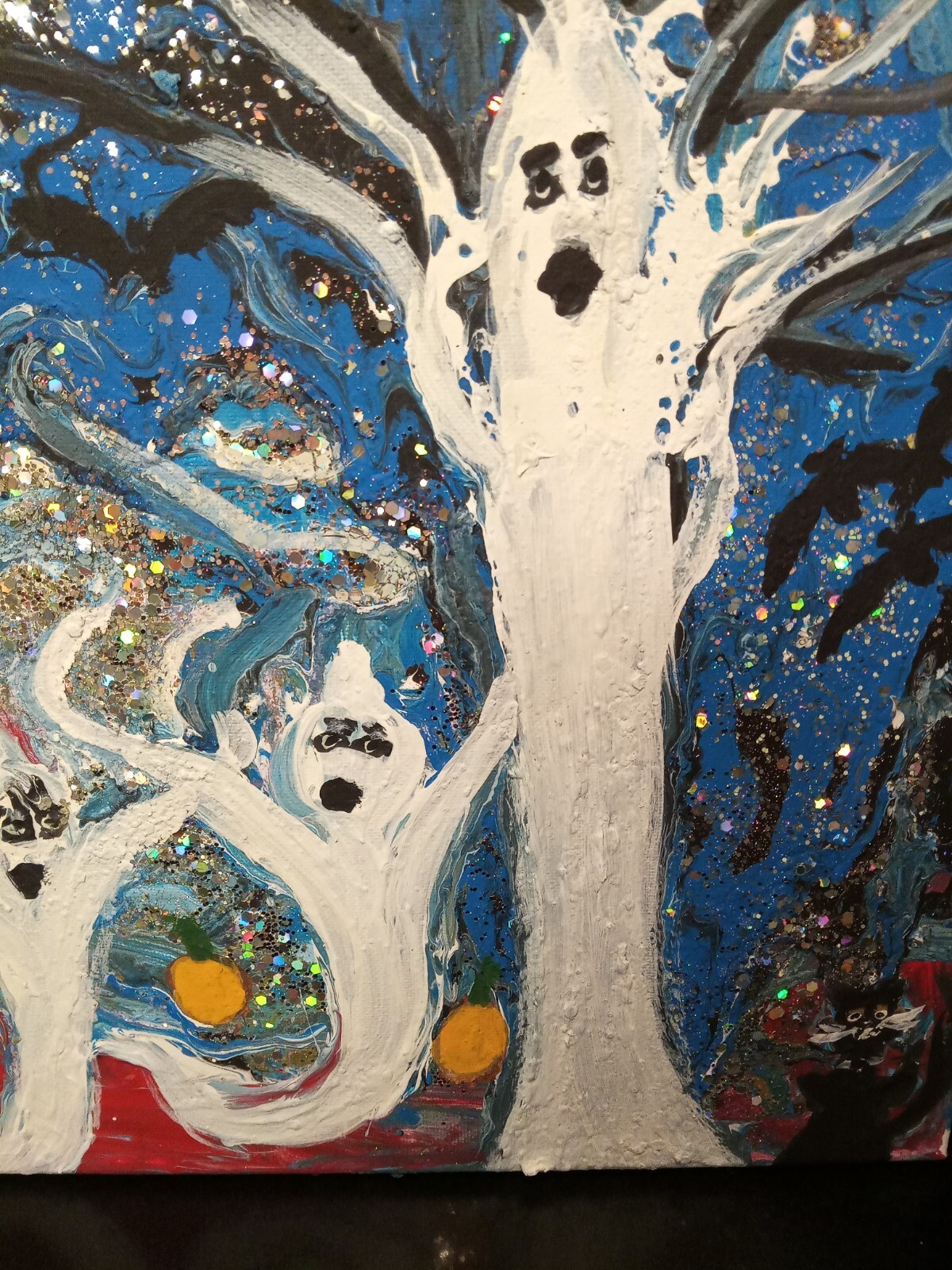 The Tree Spirits Halloween Painting