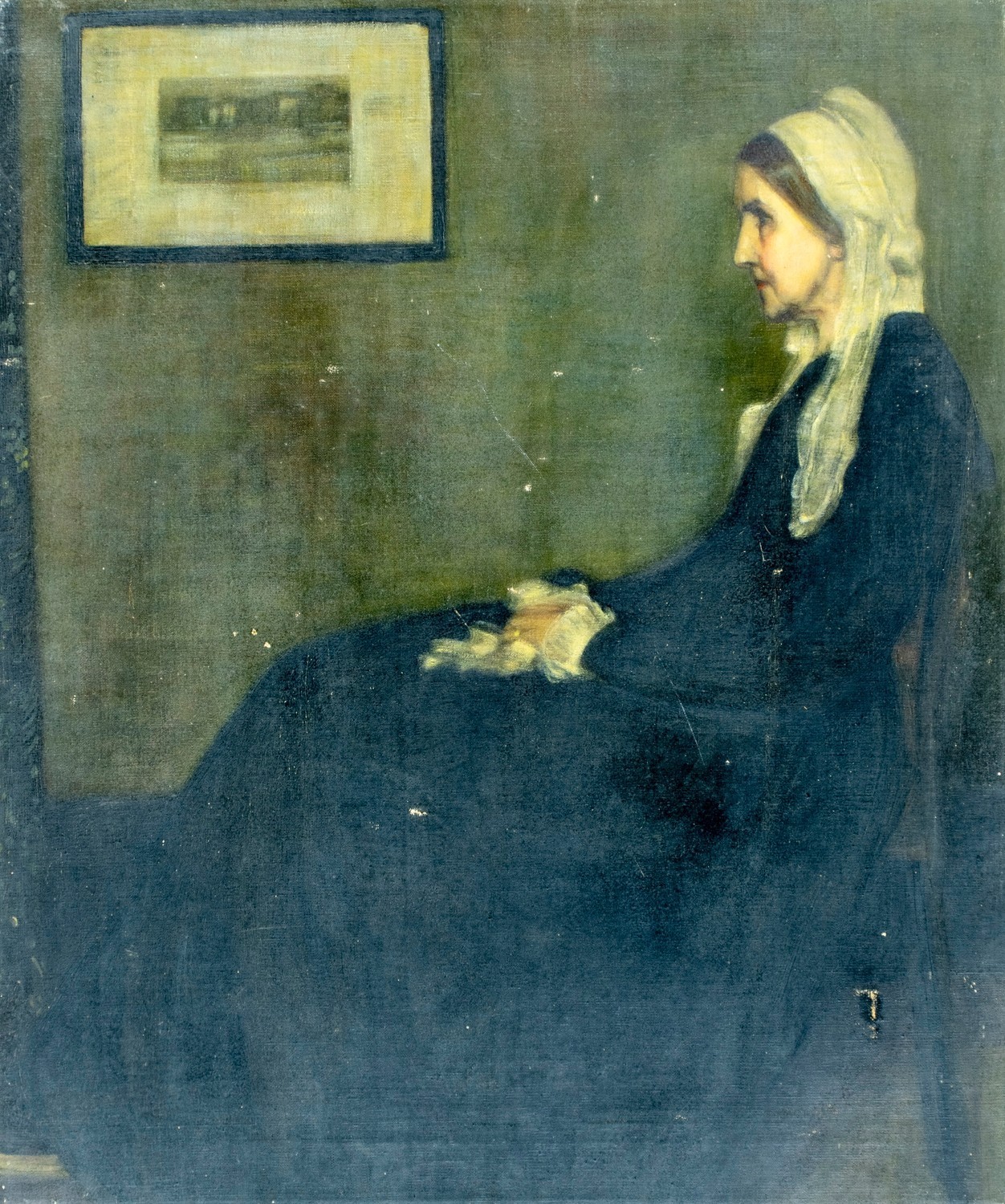 AFTER James McNeill Whistler (MA,UK,France,1834-1903) oil painting 151791