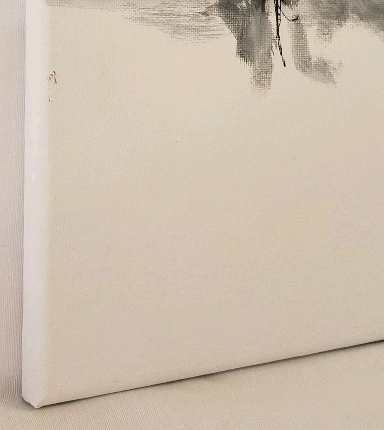 No.679 Original Abstract Minimal Landscape Ink Painting By K.A.Davis