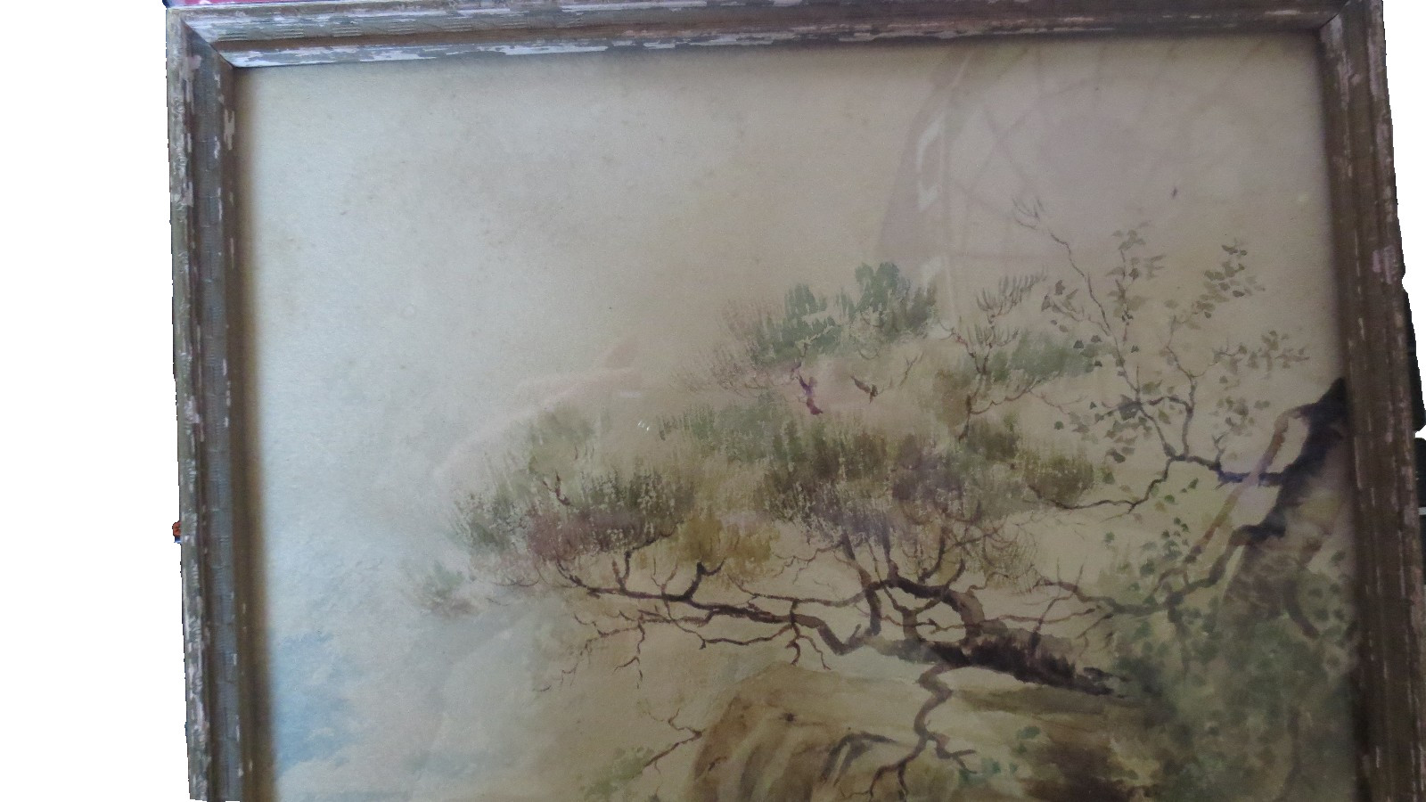 Antique original watercolor by F. Fernandez Gimenez (1846 – 1873) «Savilla»