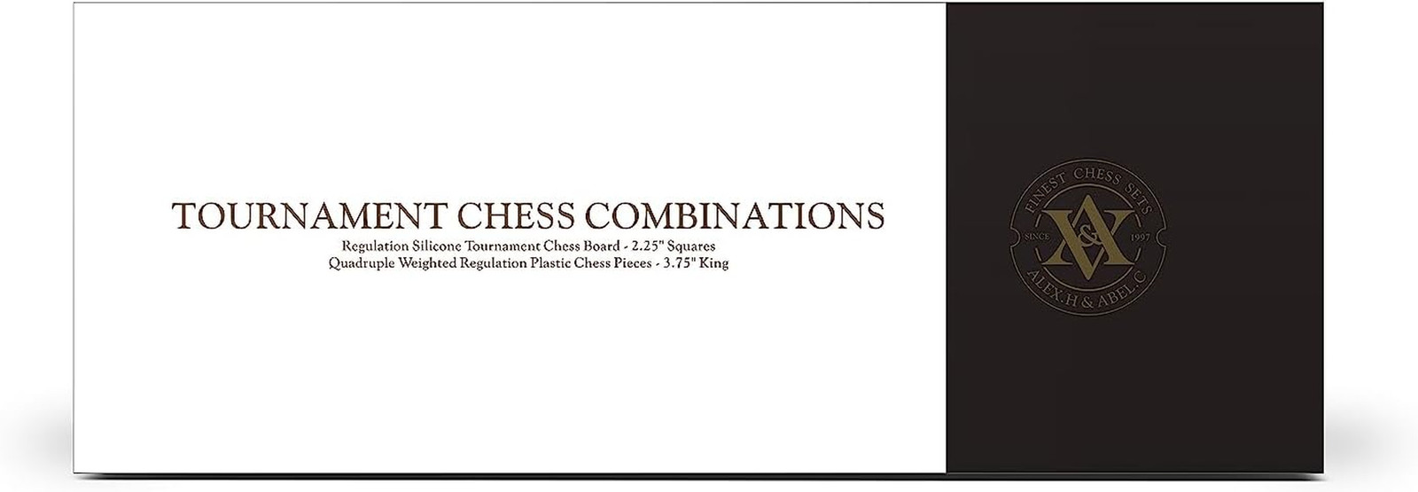 Tournament Chess Set/ 20»X20» Foldable Silicone Chess Board / 3.75» King Heig