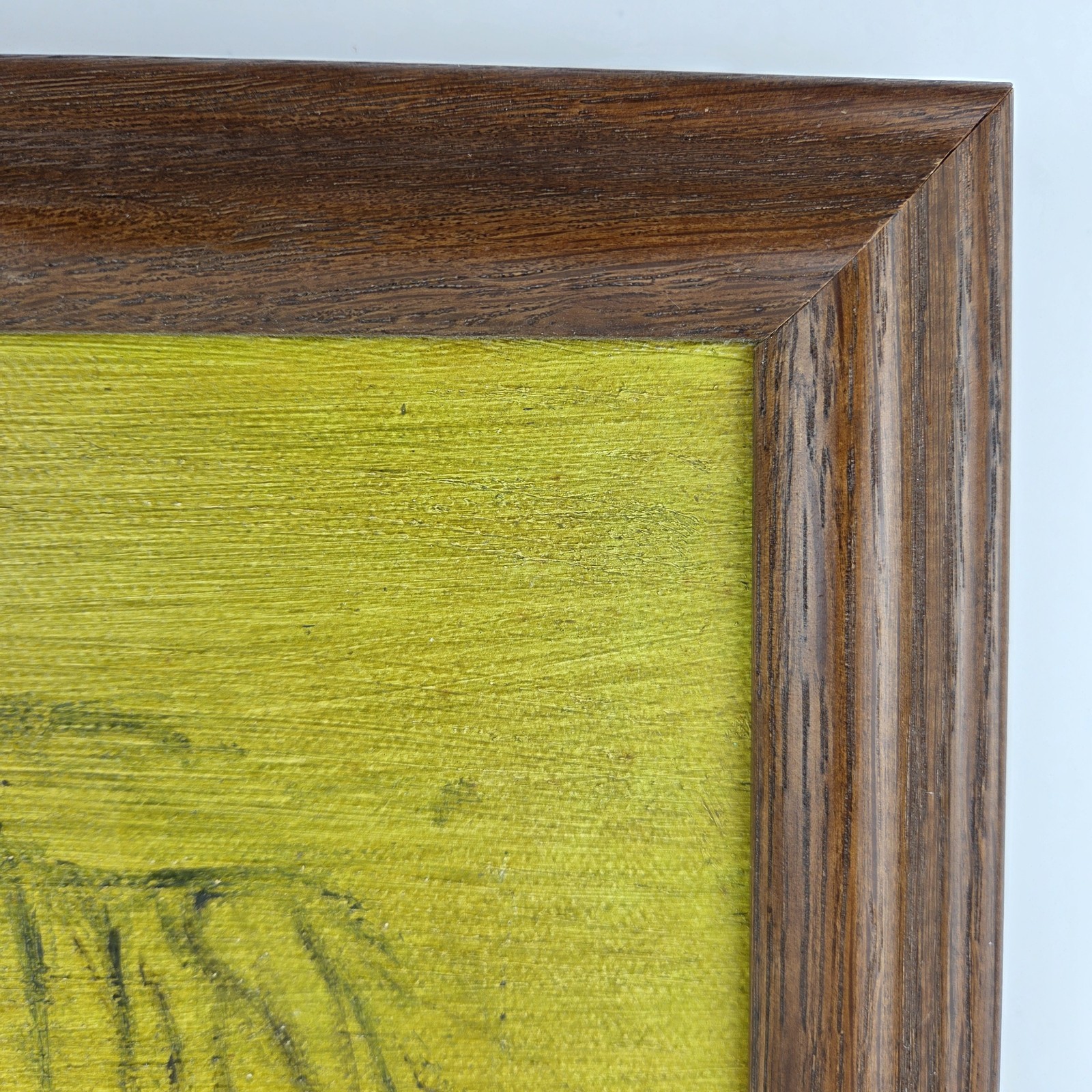 Framed Mouse Bath Painting Mid Century Style Signed 13×16″ Whimsical