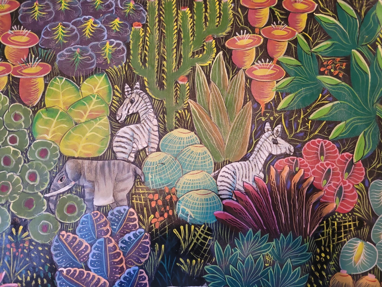 Nelson Coutard, HAITIAN ART, Carribean art, L20 x W39