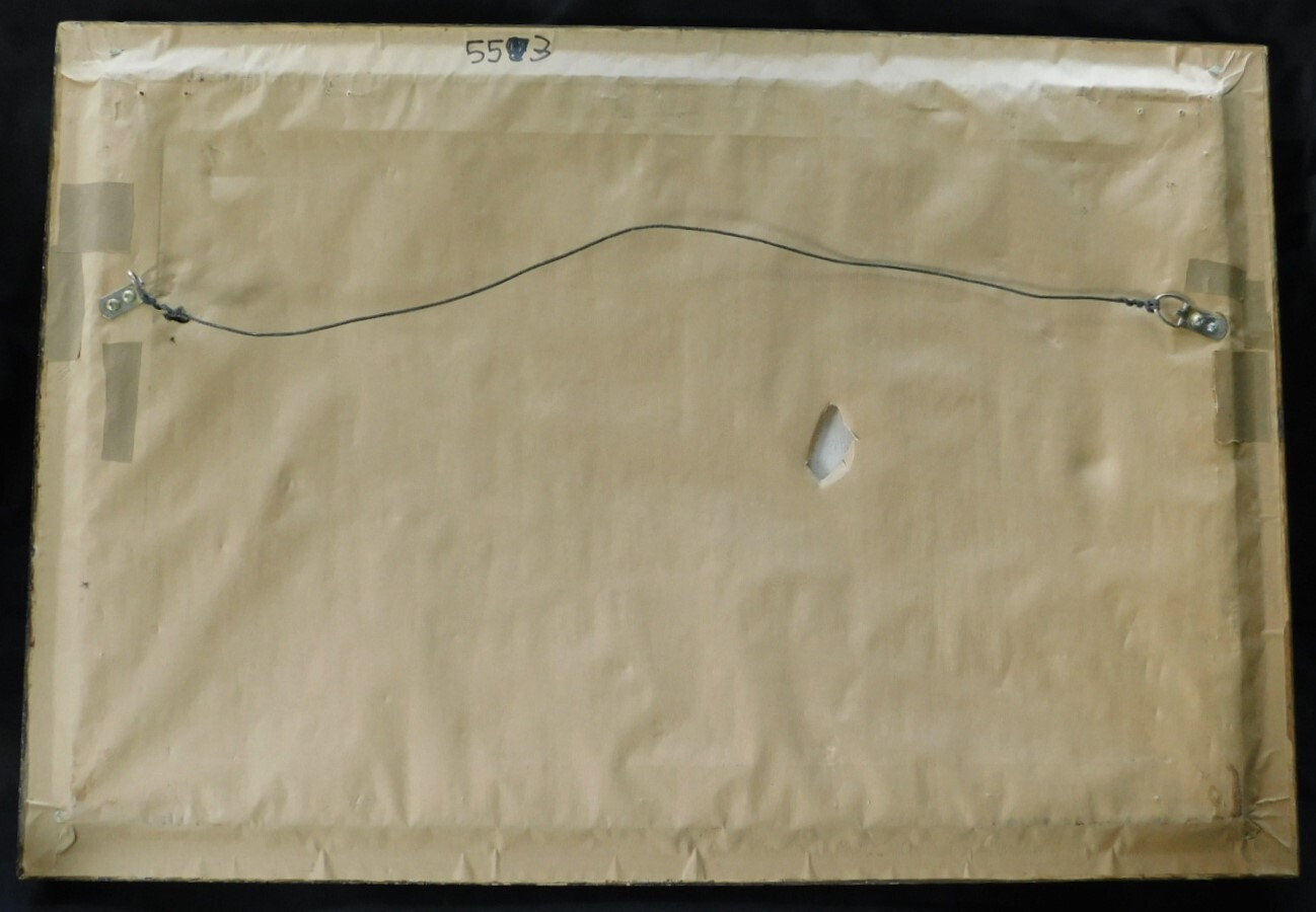 LISTED CUBAN, RODRICK DIXCON GENTLY FINE ORIGINAL OIL PAINTING
