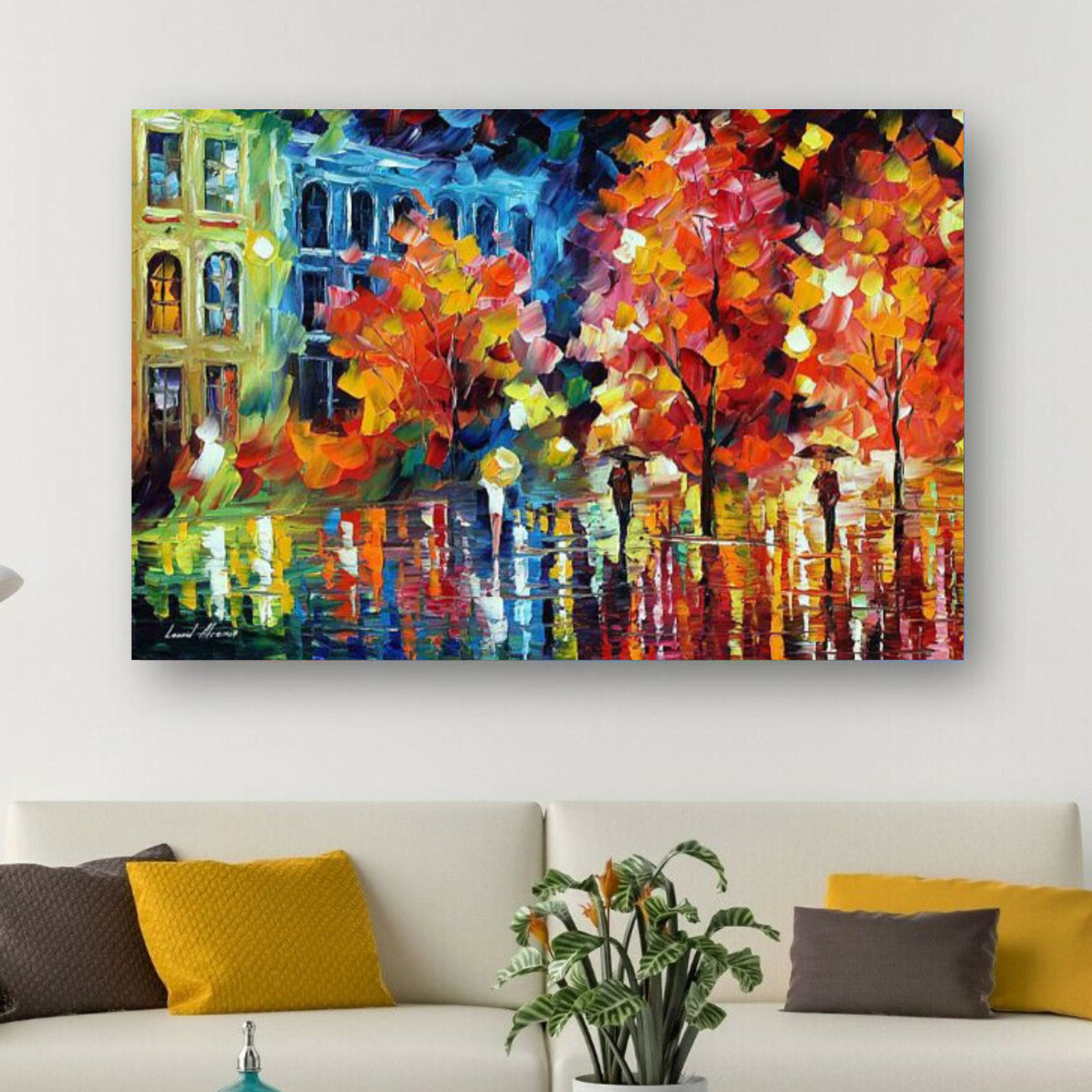 Leonid Afremov COLORS OF JOY 36″x20″ LIMITED EDITION GICLEE ORIGINAL