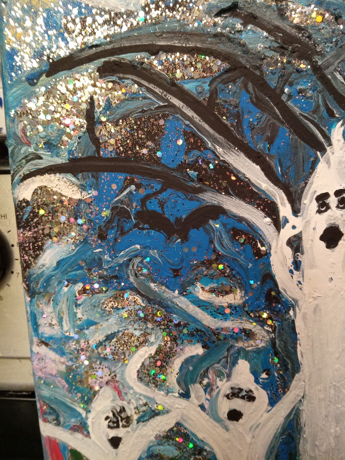 The Tree Spirits Halloween Painting
