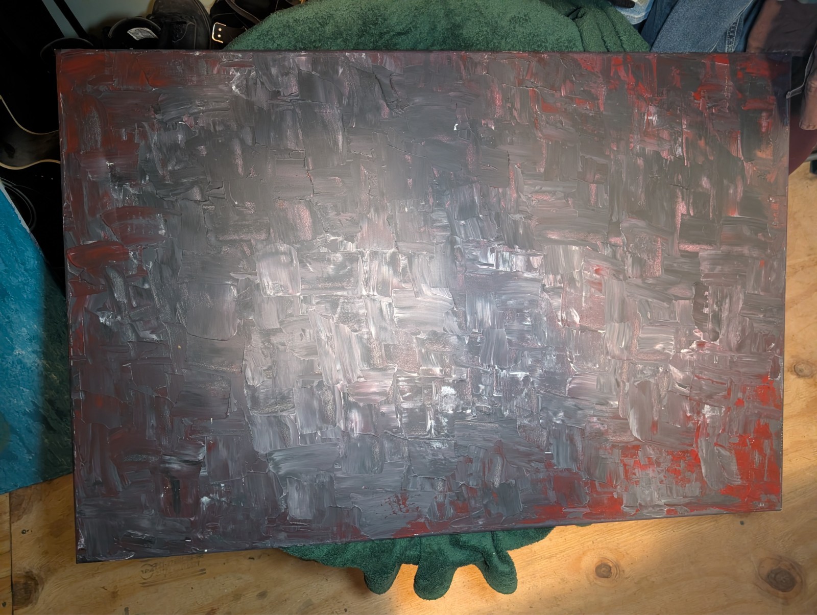 acrylic painting on canvas