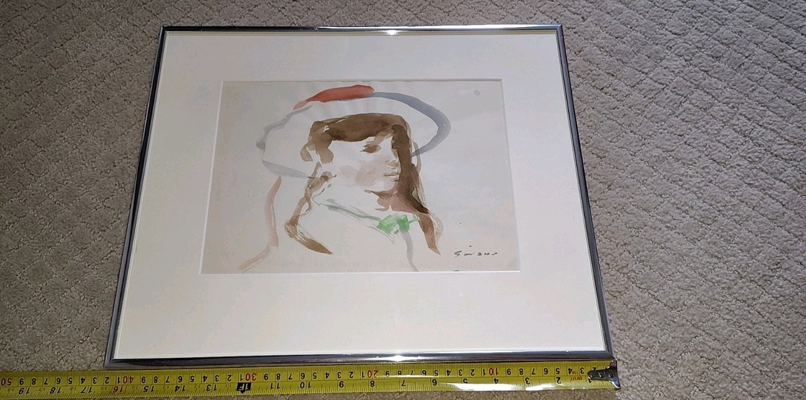 ANDRE GISSON (1921-2003) AMERICAN WATERCOLOR PAINTING SIGNED ORIGINAL ∆ 13 X 16