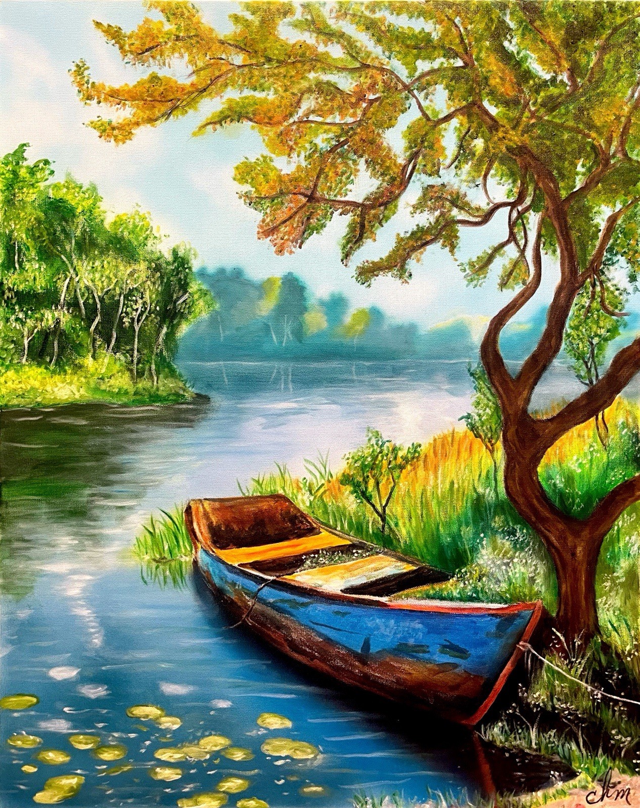 24×30 Lost Adventures Expressionism Original Colorful Abstract Realism Fine Art