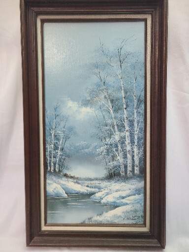 CLARA C INNESS Signed Original Landscape Oil Painting American Artist 1874-1932