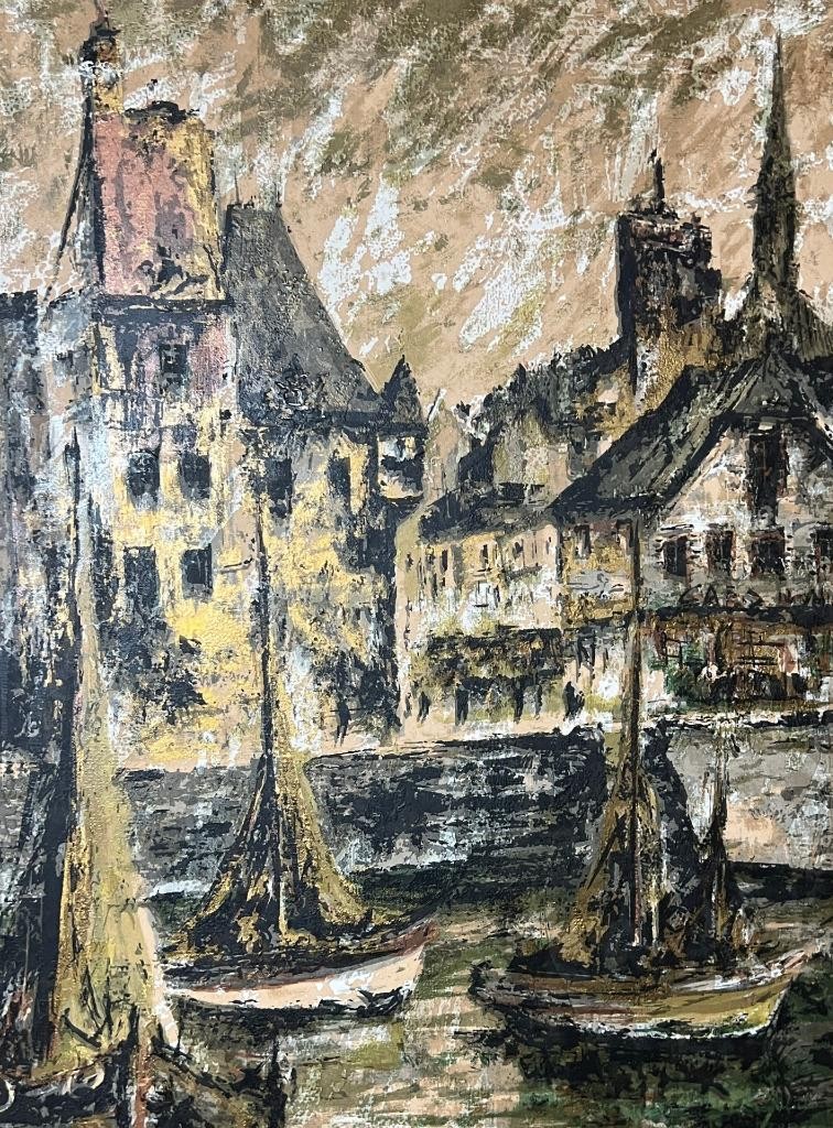 MCM Oil Painting / Art Print European Landscape Cityscape Buildings Architecture