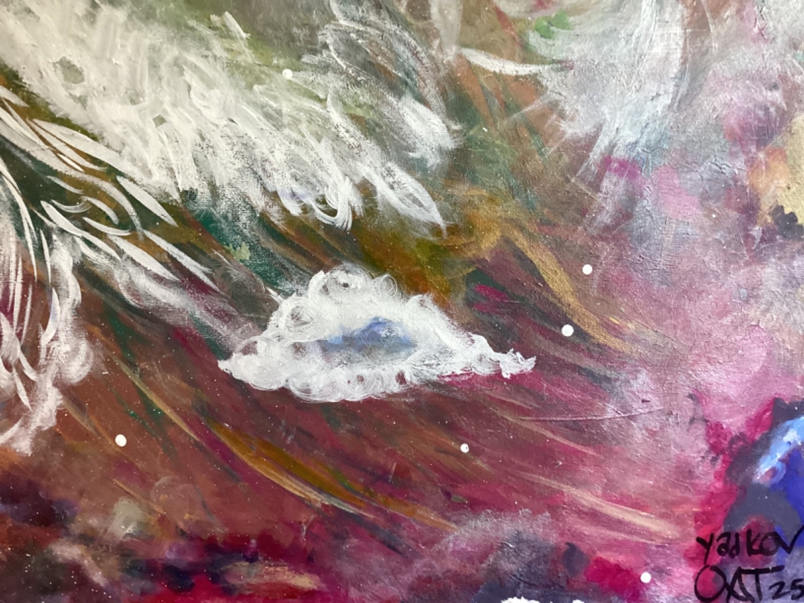 Celestial Awakening Codes – High Frequency Galaxy Painting Colab Yaakov & Tatara