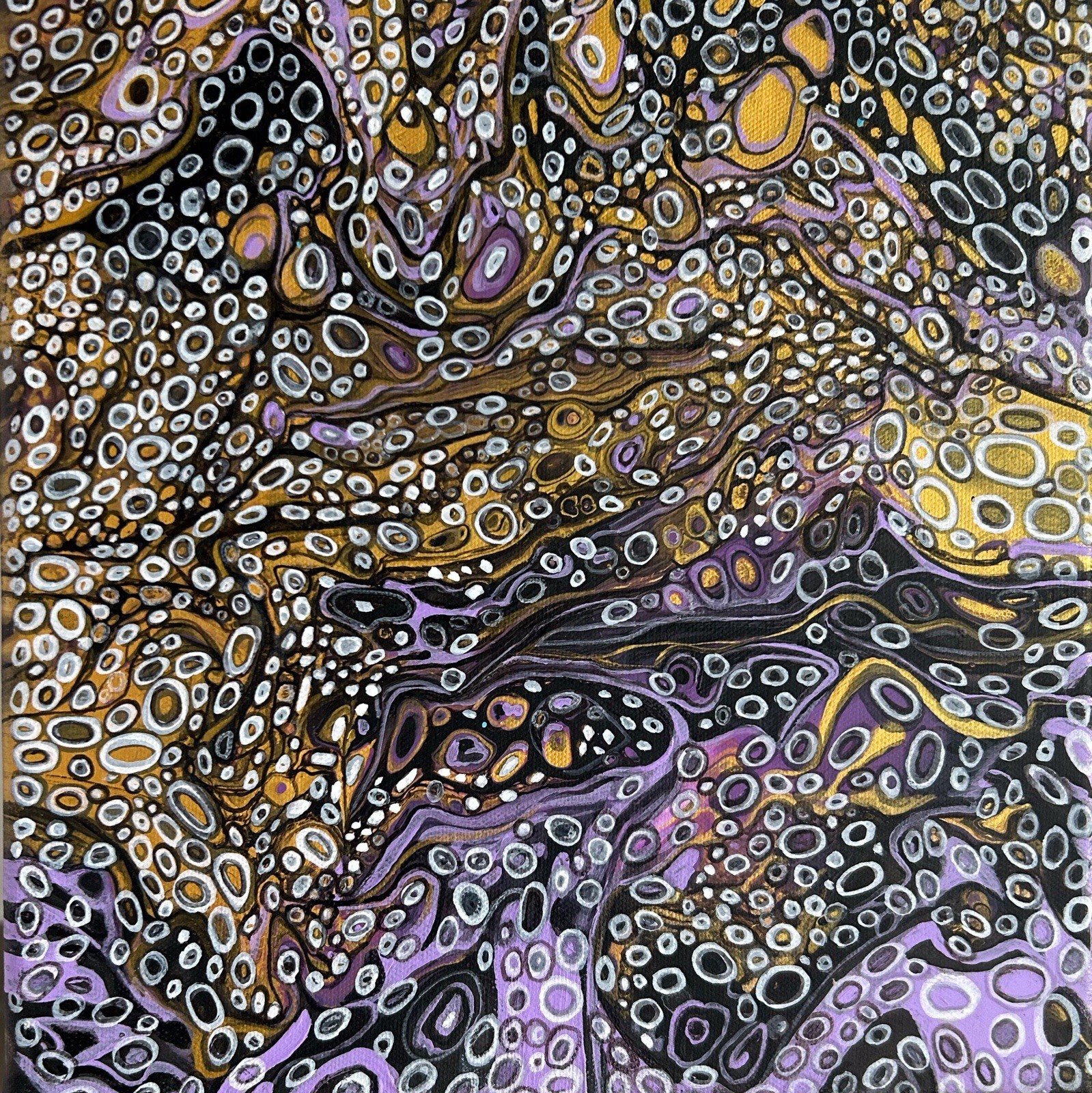 Original Acrylic Painting Picture Abstract Art Hand Painted