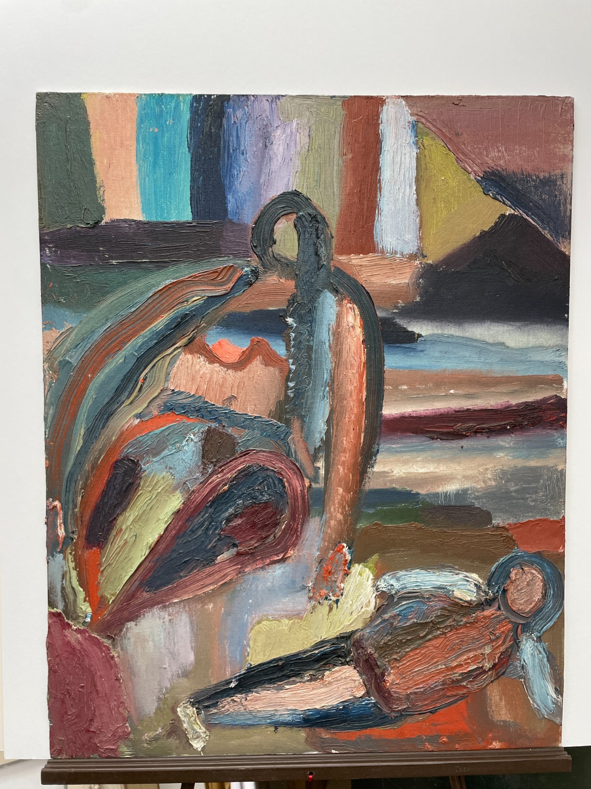 Acrylic Artwork on Art Board «Untitled» 24X30