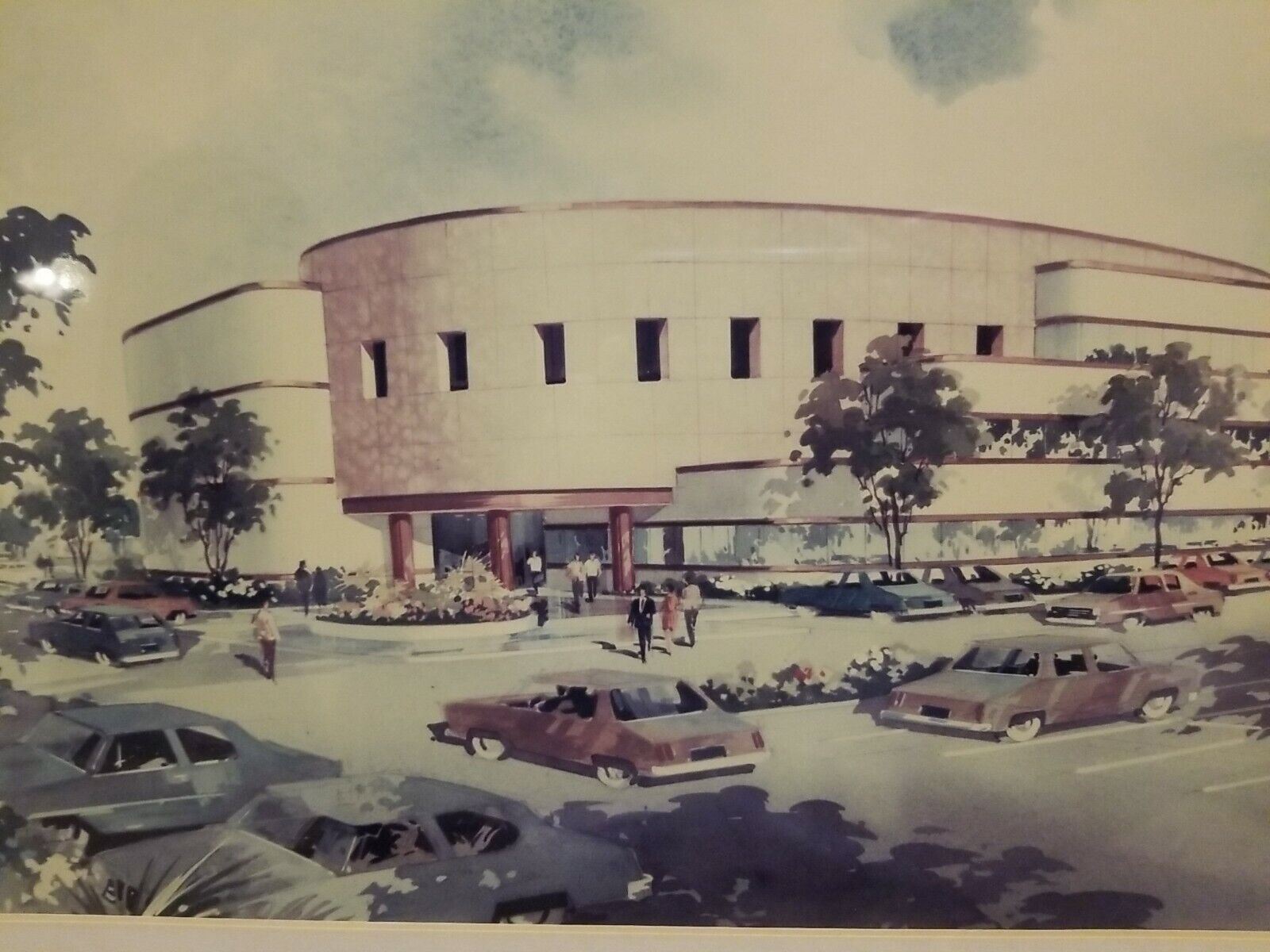 Architectural Rendering Drawings Bakersfield City Buildings Milazzo Watercolor