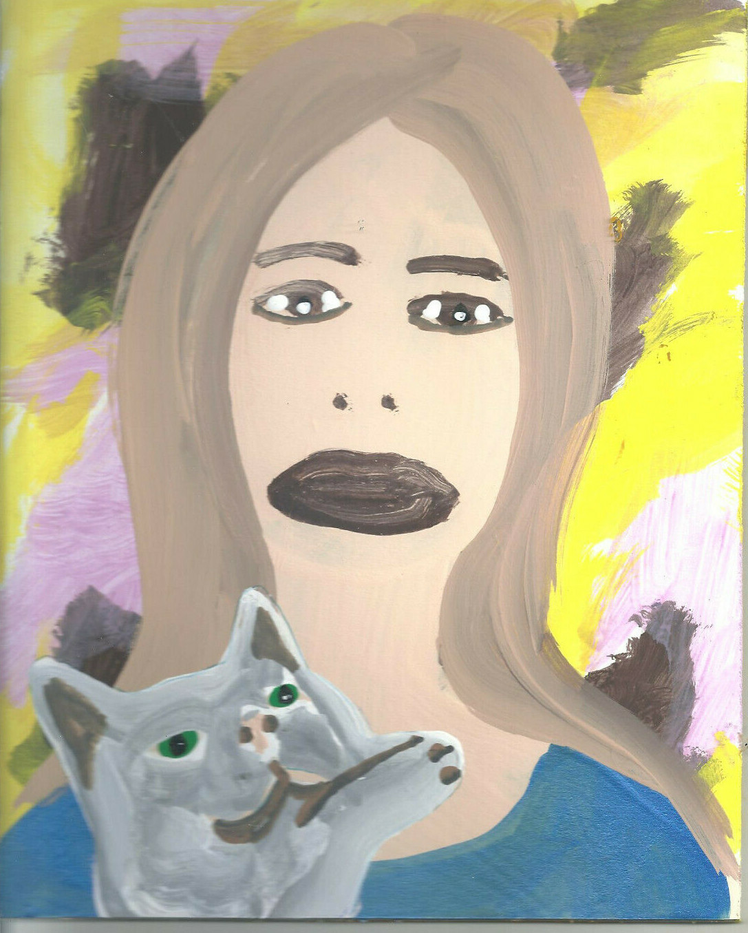 Trish with Regan by William Mayer new york artist surreal impressionist