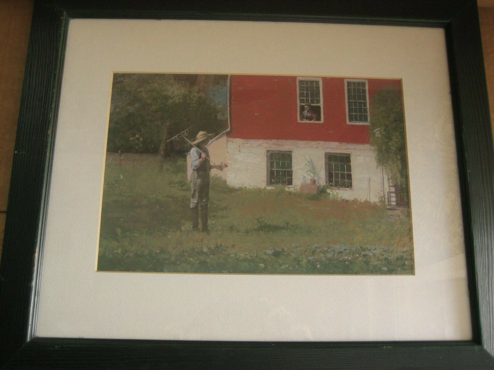 Winslow Homer The Rustics Print Professionally Framed Matted 18.5″ x 16″