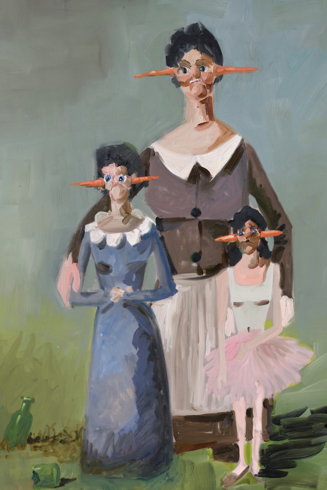 George Condo Style Oil Painting Hand Painted Canvas Contemporary Art