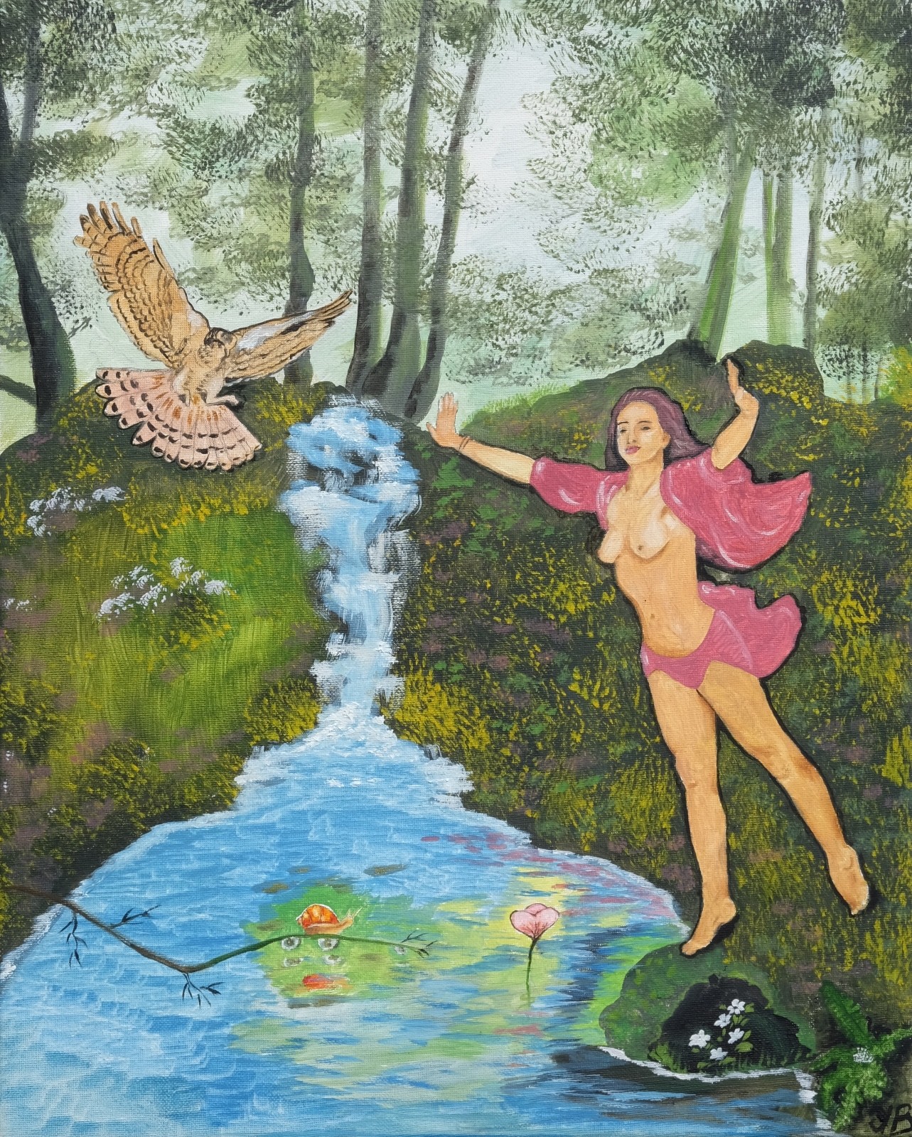 Art, Painting, «Freedom» – Giclee on Canvas 16″x 20″by Yelena Berzon