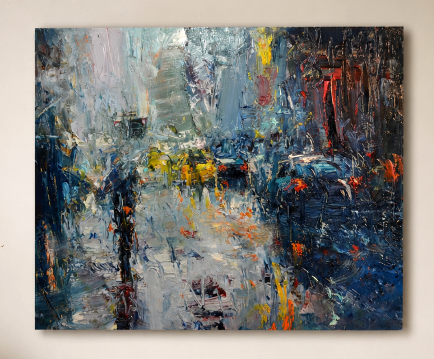 Jay Jack Jung (b. 1955) Original New York City Cityscape Painting | Signed OOAK
