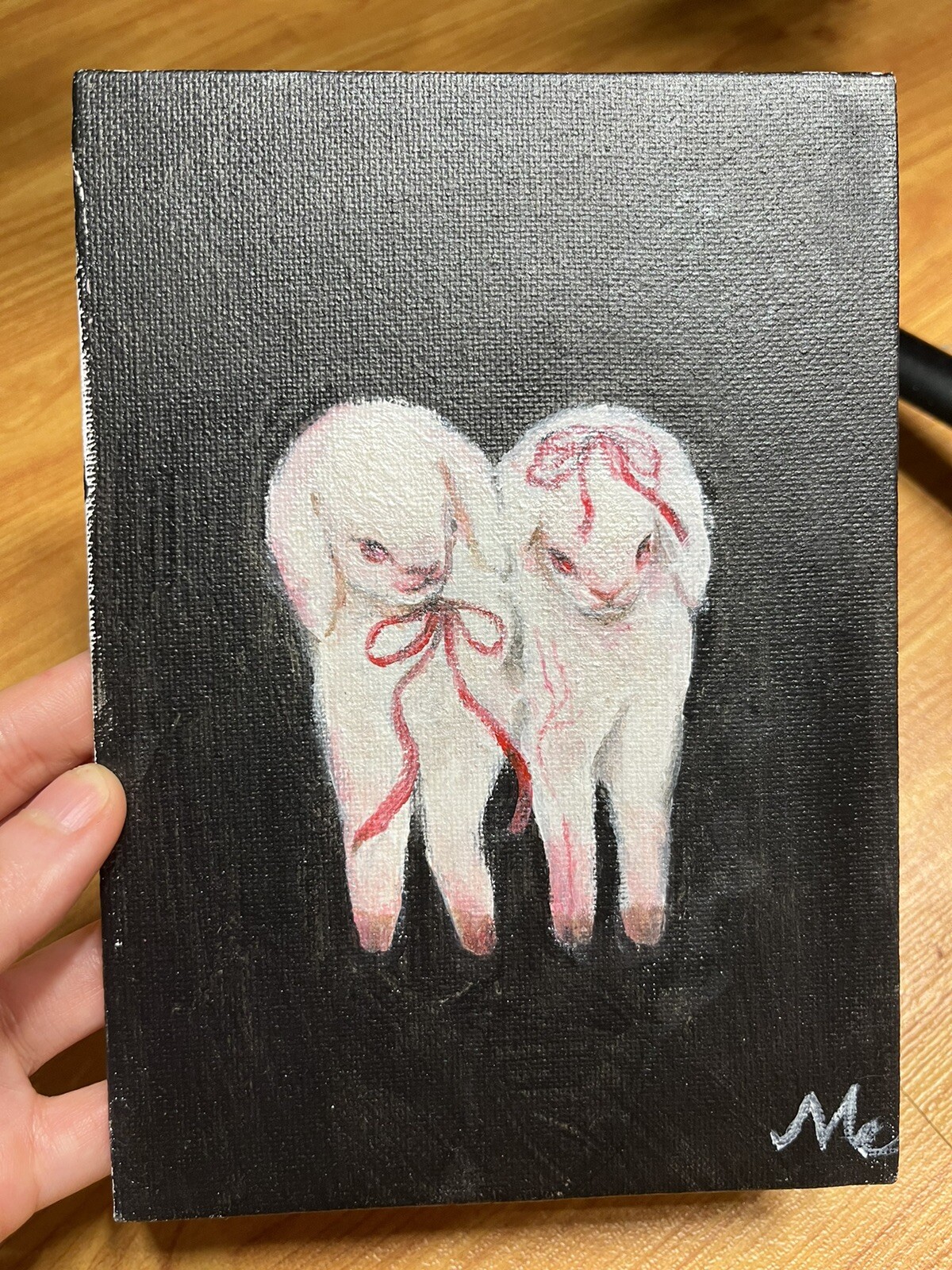 «7×5″inch Original Acrylic Art