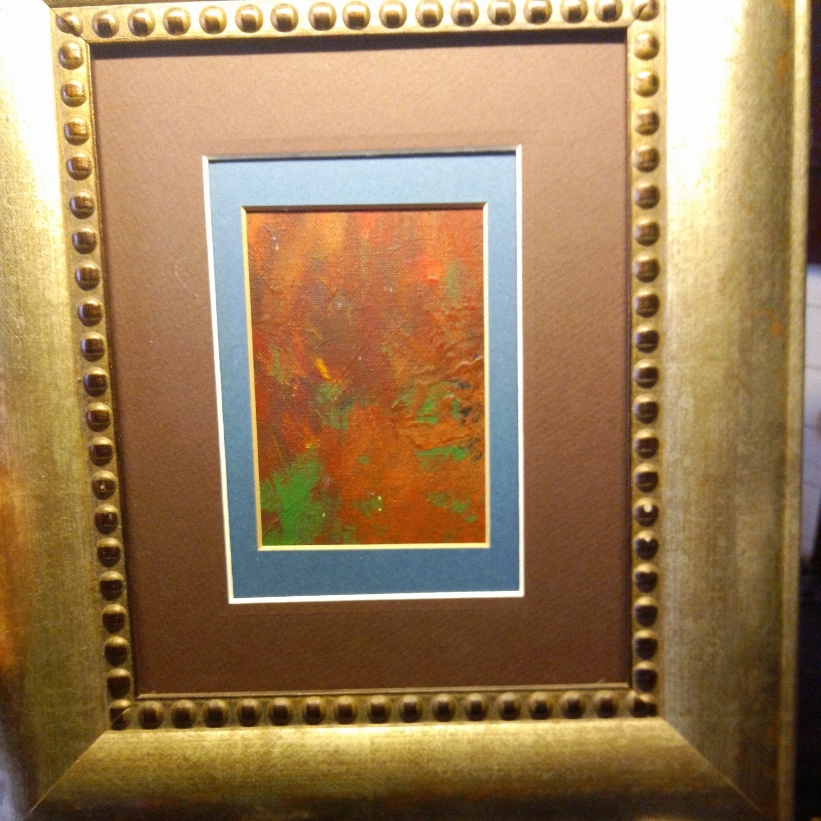 original art painting signed by artist . 75% goes to local dog shelter.