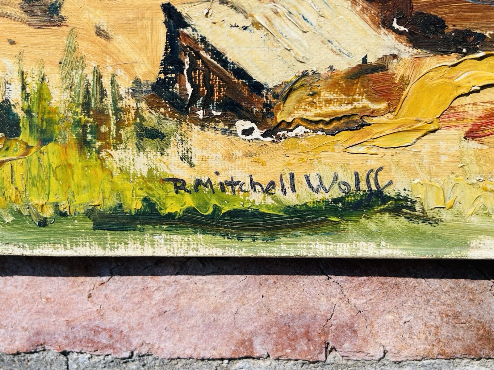 New Jersey Impressionist Artist Ruth Mitchell Wolff Painting New England Coast