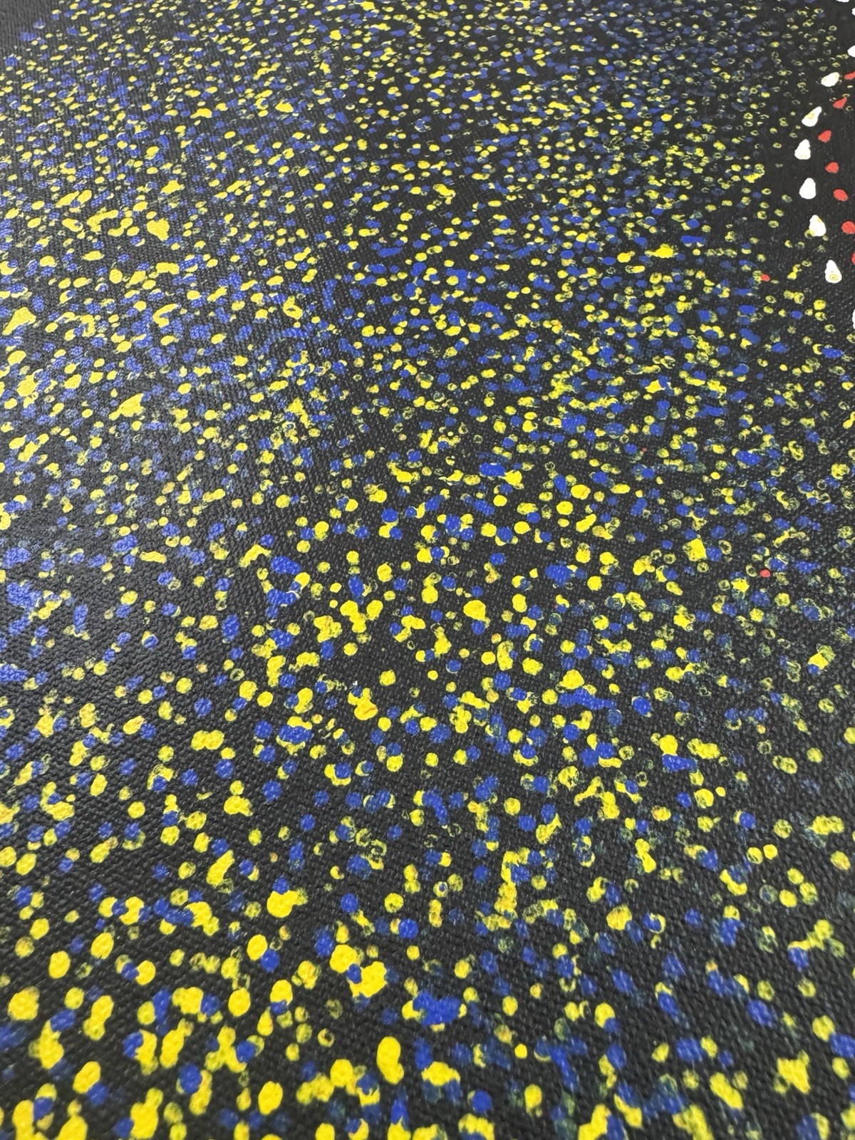 Gracie Morton Pwerle 💕Aboriginal Art COA Supplied. 85cm X 60cm GMNP1