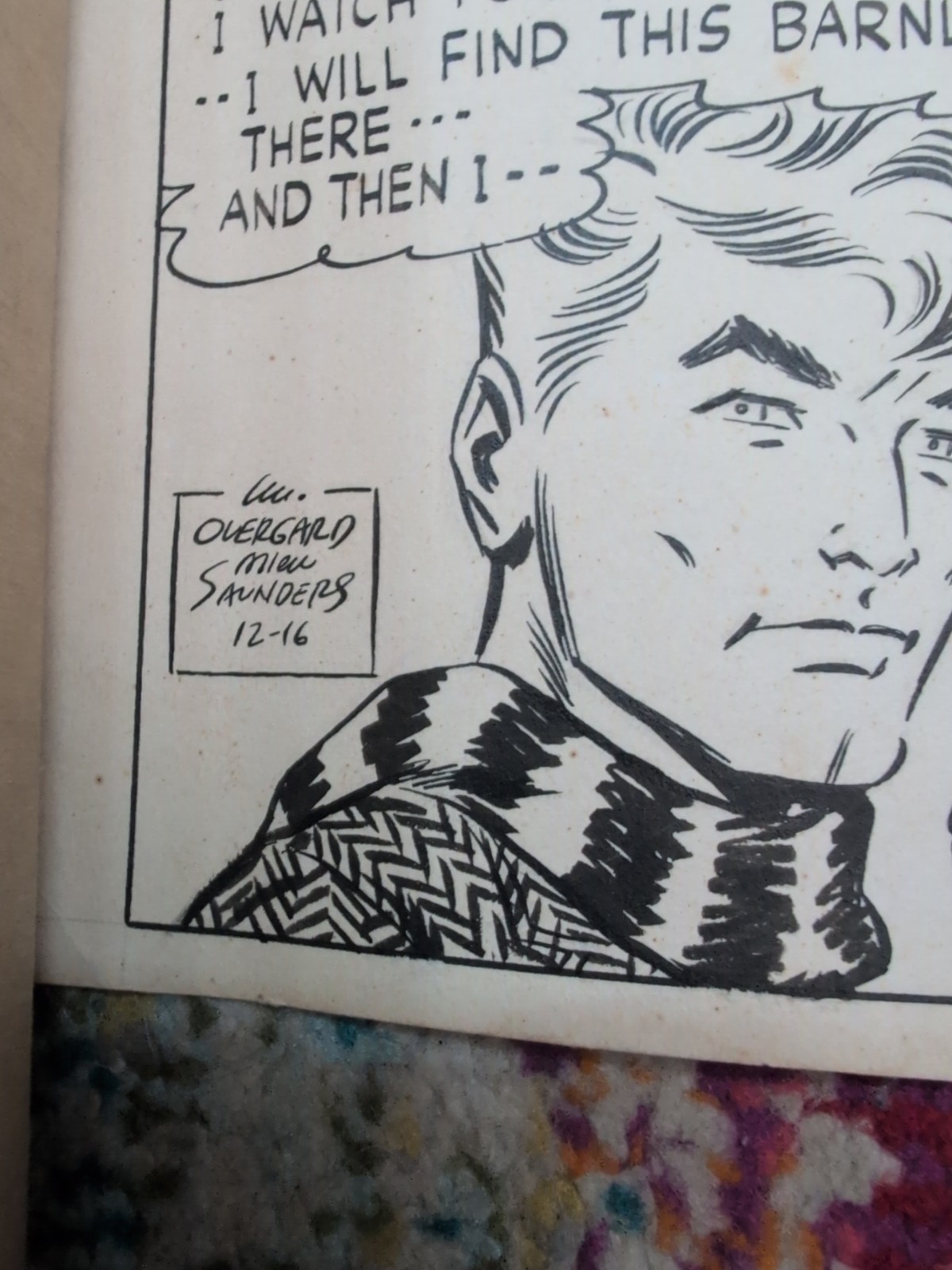 Original William Overgard STEVE ROPER & MIKE NOMAD Sunday Comics 12/16/1962