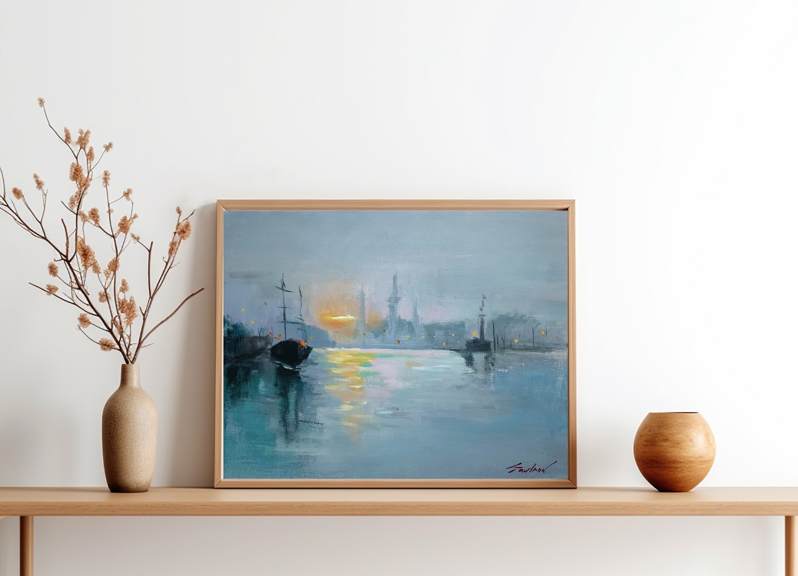Original Impressionist Painting on 14×11 inch Canvas – Signed by the Artist
