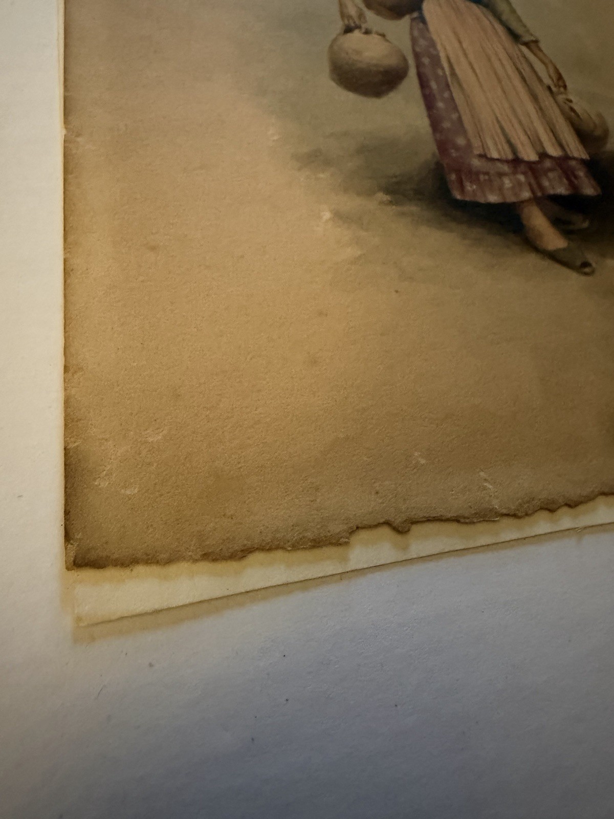 ORIG 17th/18th CENTURY Italian ANIELLO ASCIONE Watercolor Painting Signed