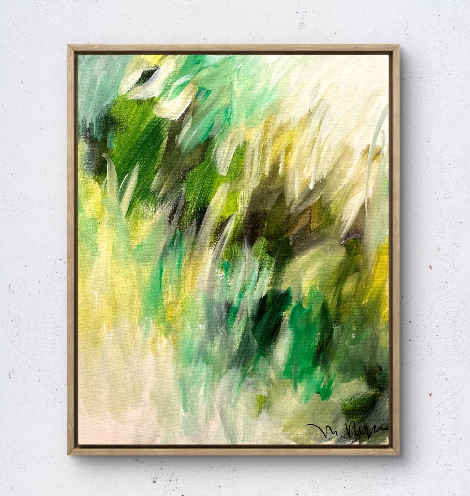 Mary Myers Original Abstract Expressionism 16×20 Landscape Signed Fine Art