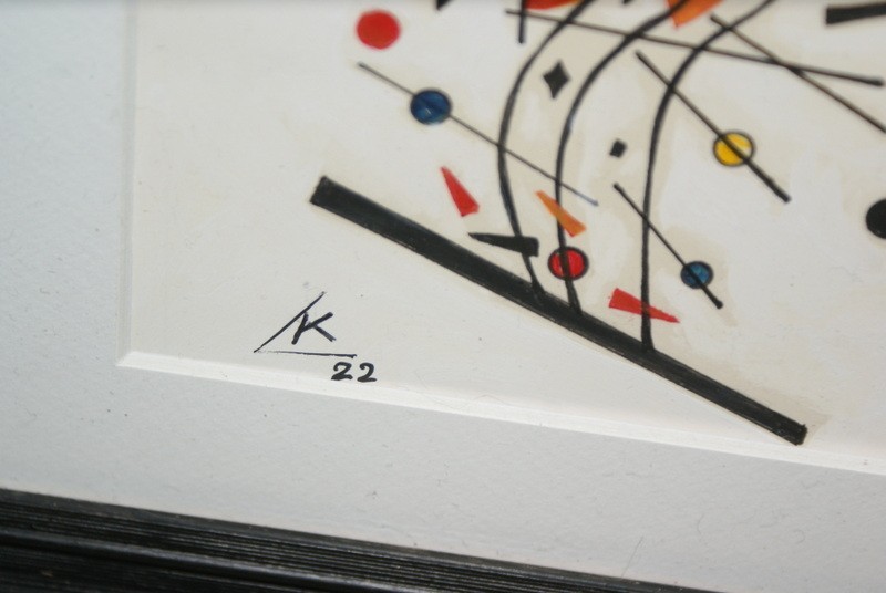 Wassily Kandinsky, Sketch «Abstract Composition», 1922