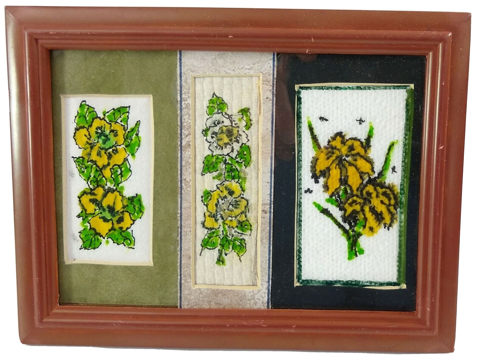 Mini Floral Paper Towel Art Sy Joe Pine Bluff Arkansas Chinese American WWII Vet