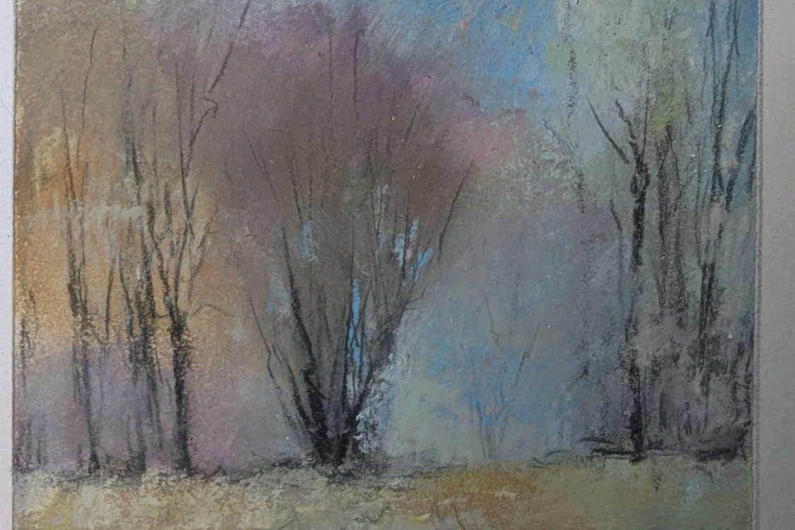 Staraza SFA Pastel Painting Landscape Early Thaw