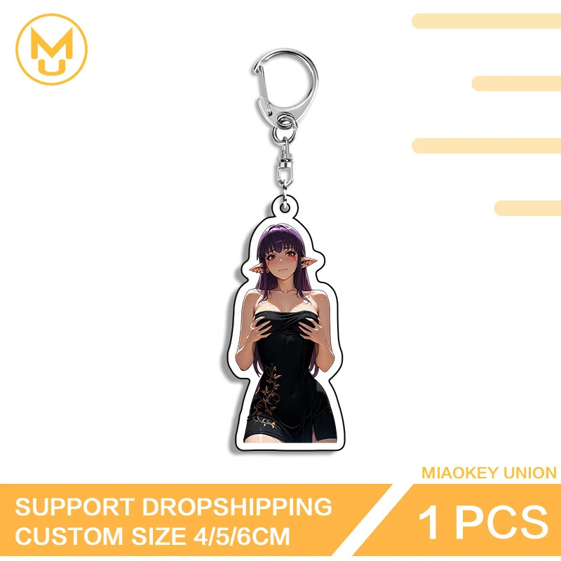 Esil Radiru Waifu Anime key holder Succubus keyrings Anime Keychain Collection