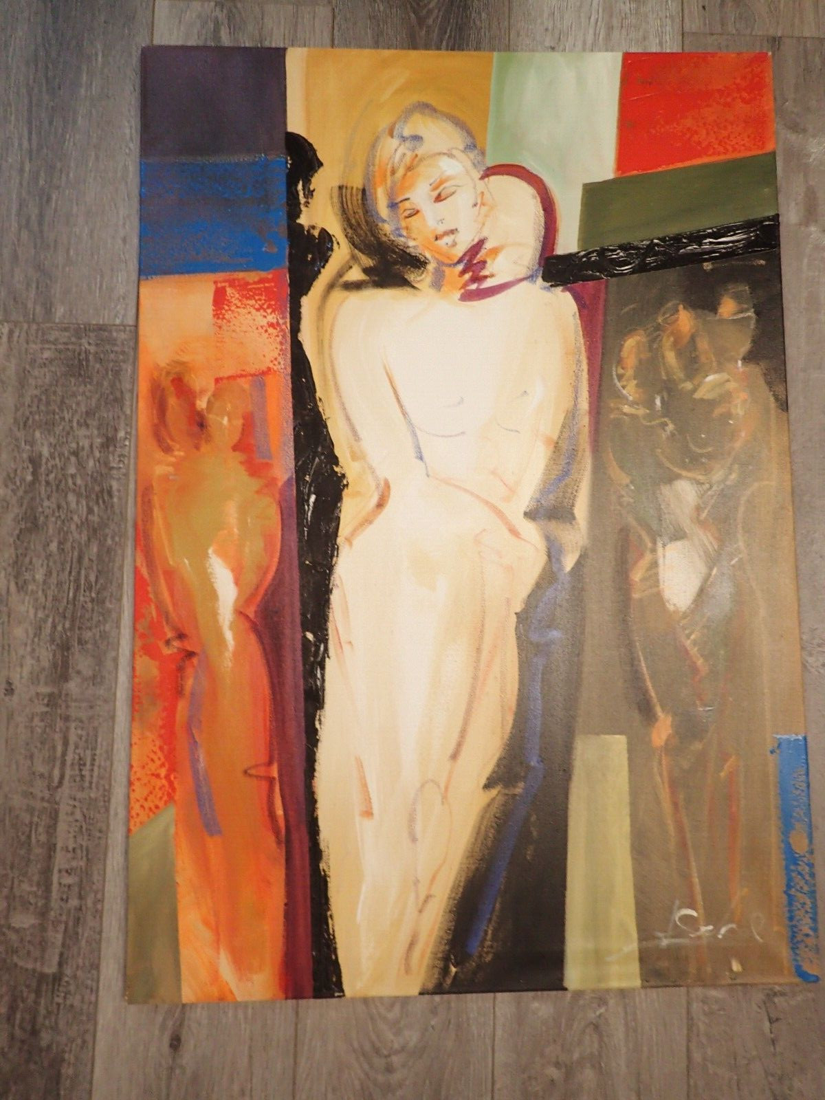 Till You Come To Me Alfred Alex Gockel Original Acrylic Canvas STRETCHED Unique