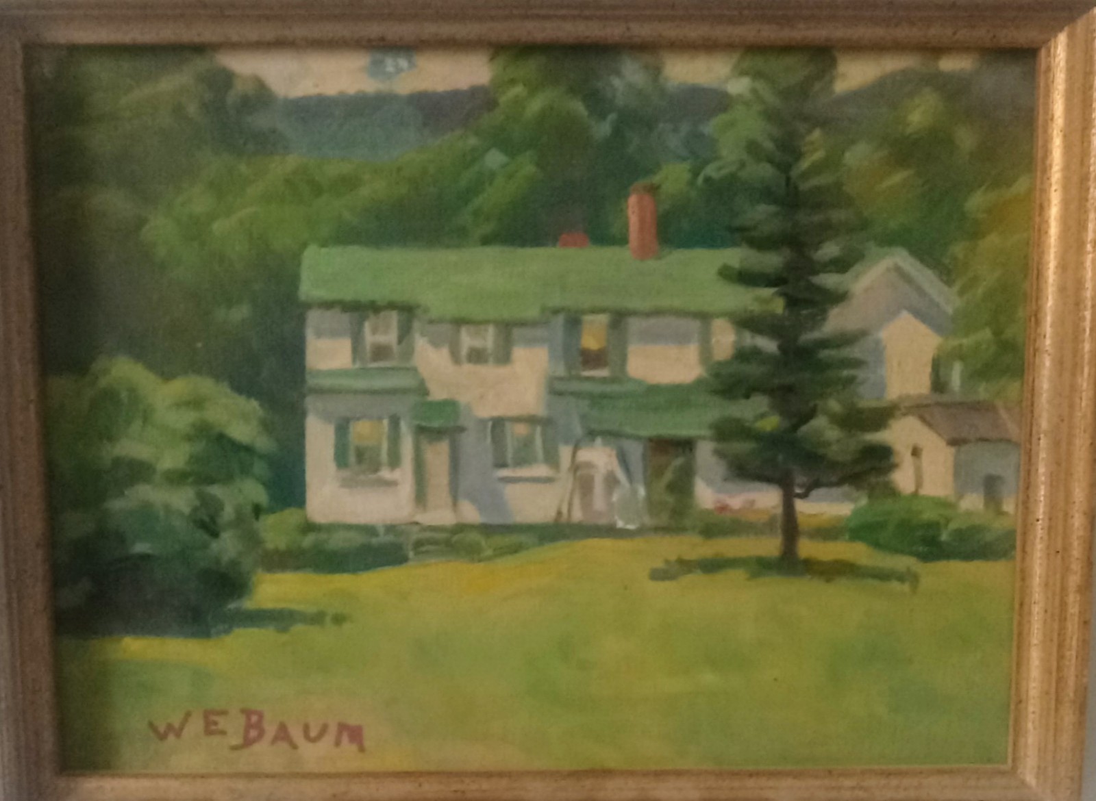 Walter Emerson Baum Oil American Impressionist Bucks County Pennsylvania