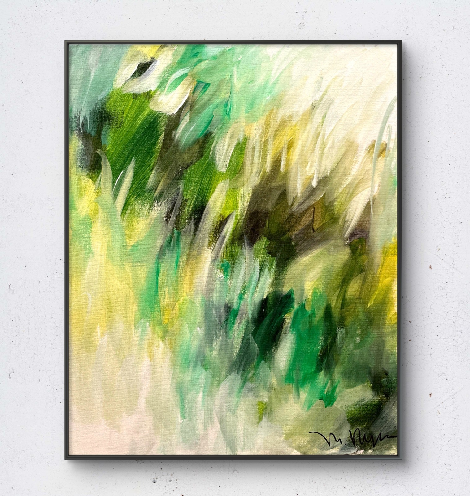 Mary Myers Original Abstract Expressionism 16×20 Landscape Signed Fine Art