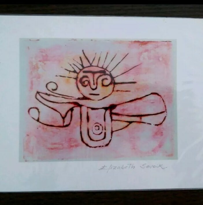 Laser Serigraphy Serie «Venezuelan Petroglyphs»