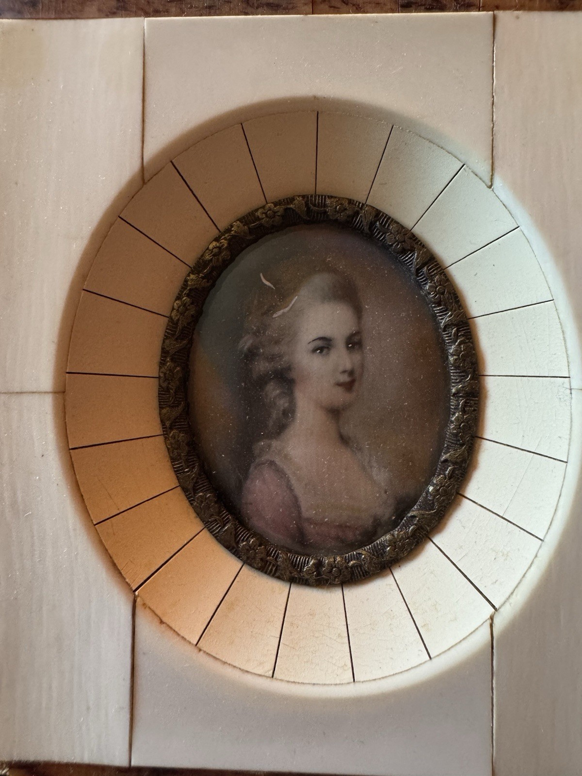 Hand Painted Miniature Portrait Mozart ‘s wife Constance Weber Mozart Brant
